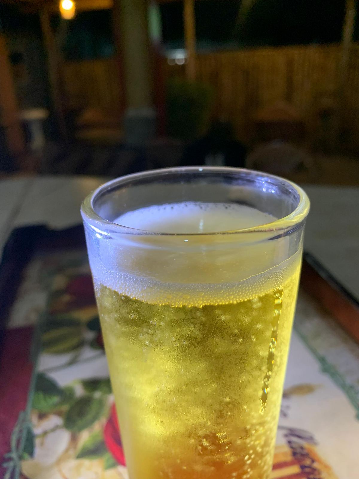 Cold glass of beer